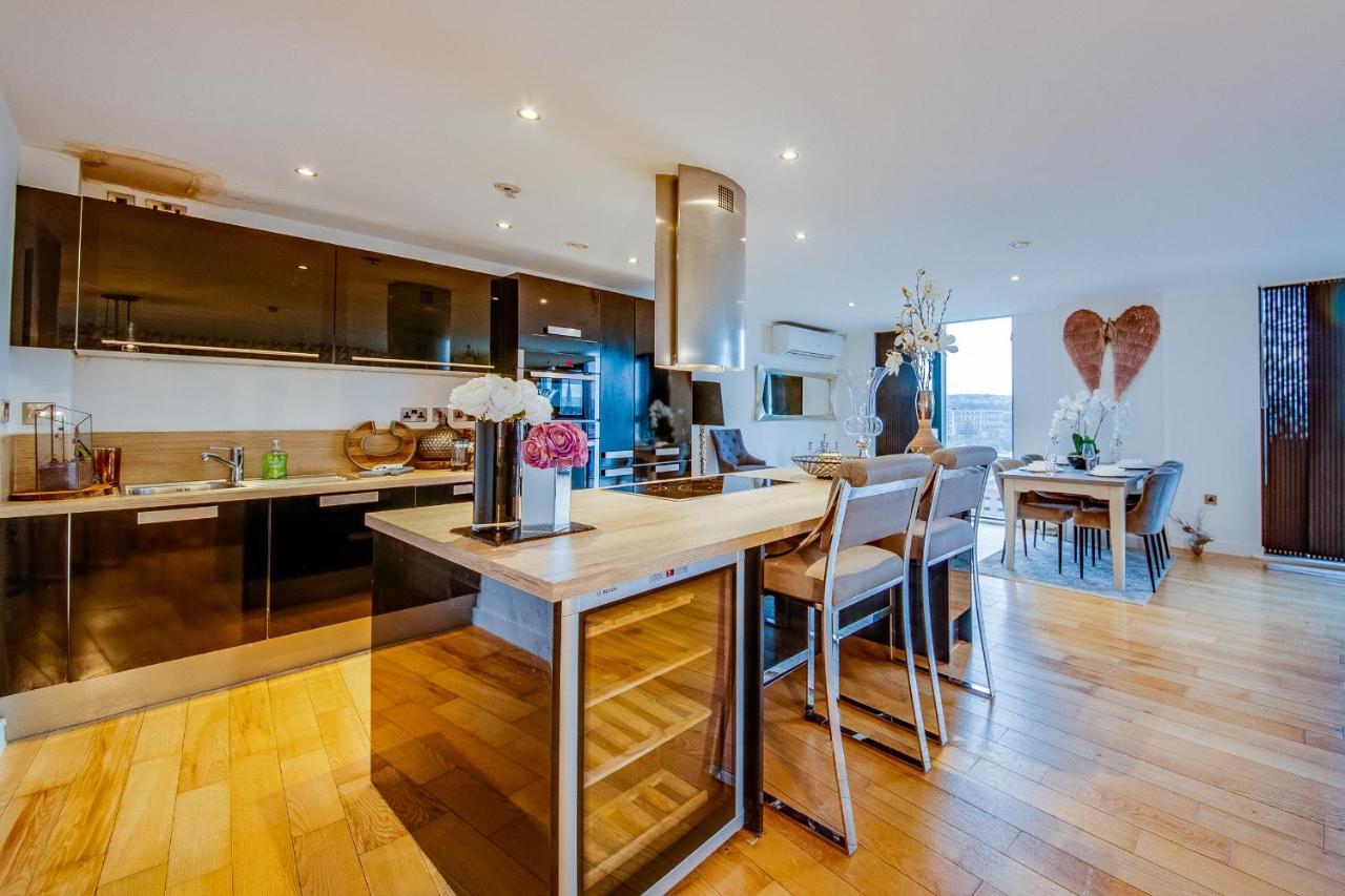 Spacious 3-Bed Penthouse With City Sky Line Views Sheffield Exterior foto
